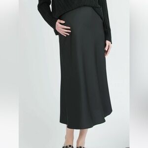 Attest Maternity Skirt In Blue